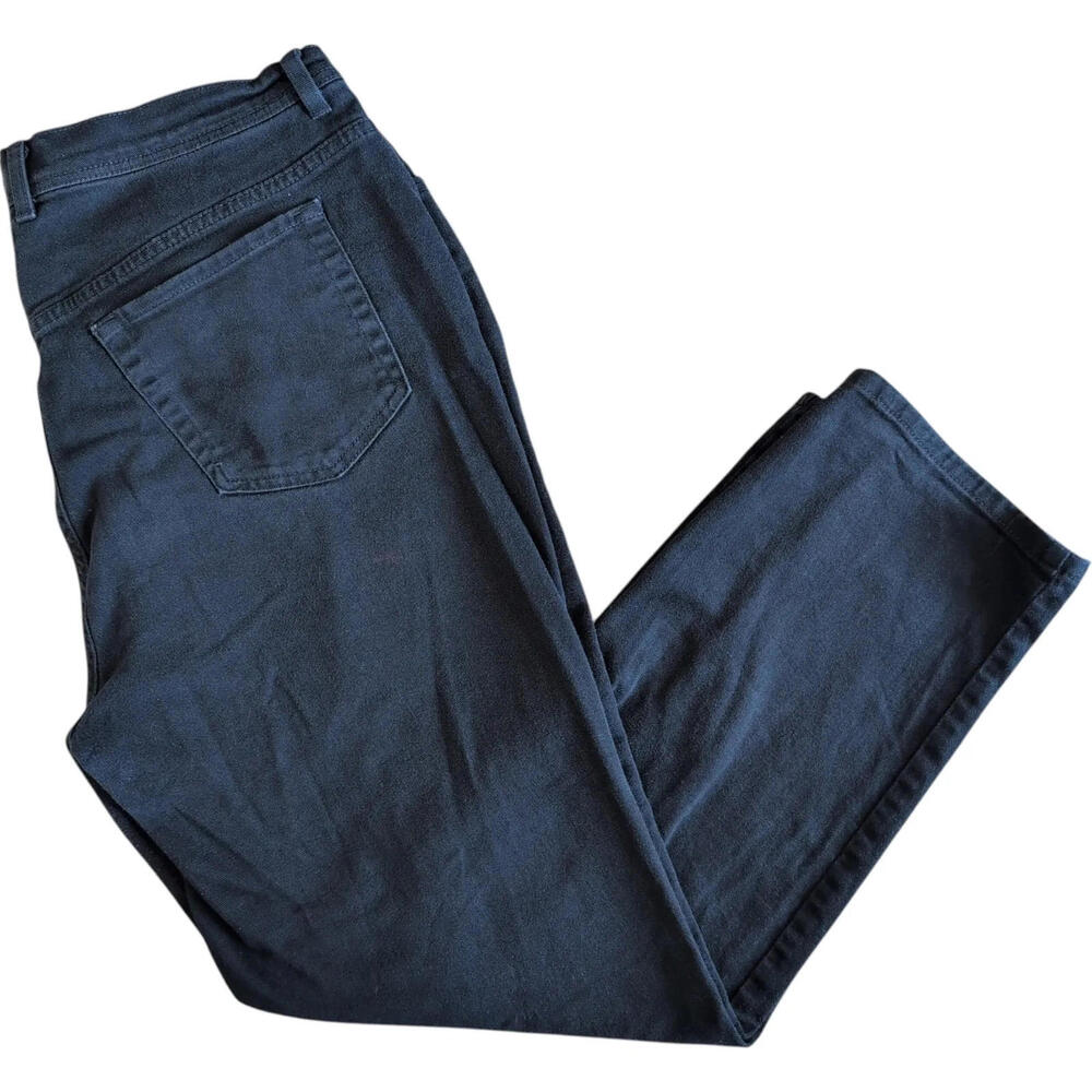Gloria Vanderbilt Pants Womens 16W Black High Rise Stretch Denim 36x30